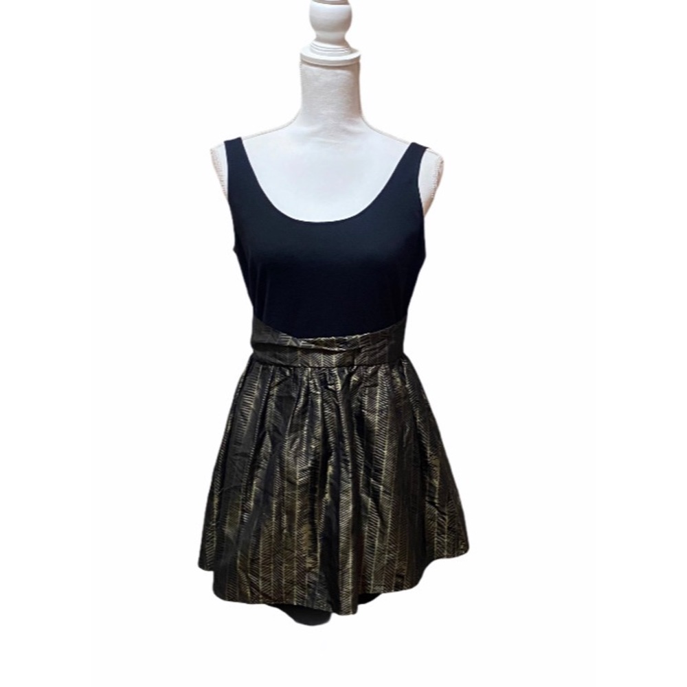 Dolce Vita Mini Cocktail Dress Tank Style Metallic - Picture 3 of 16